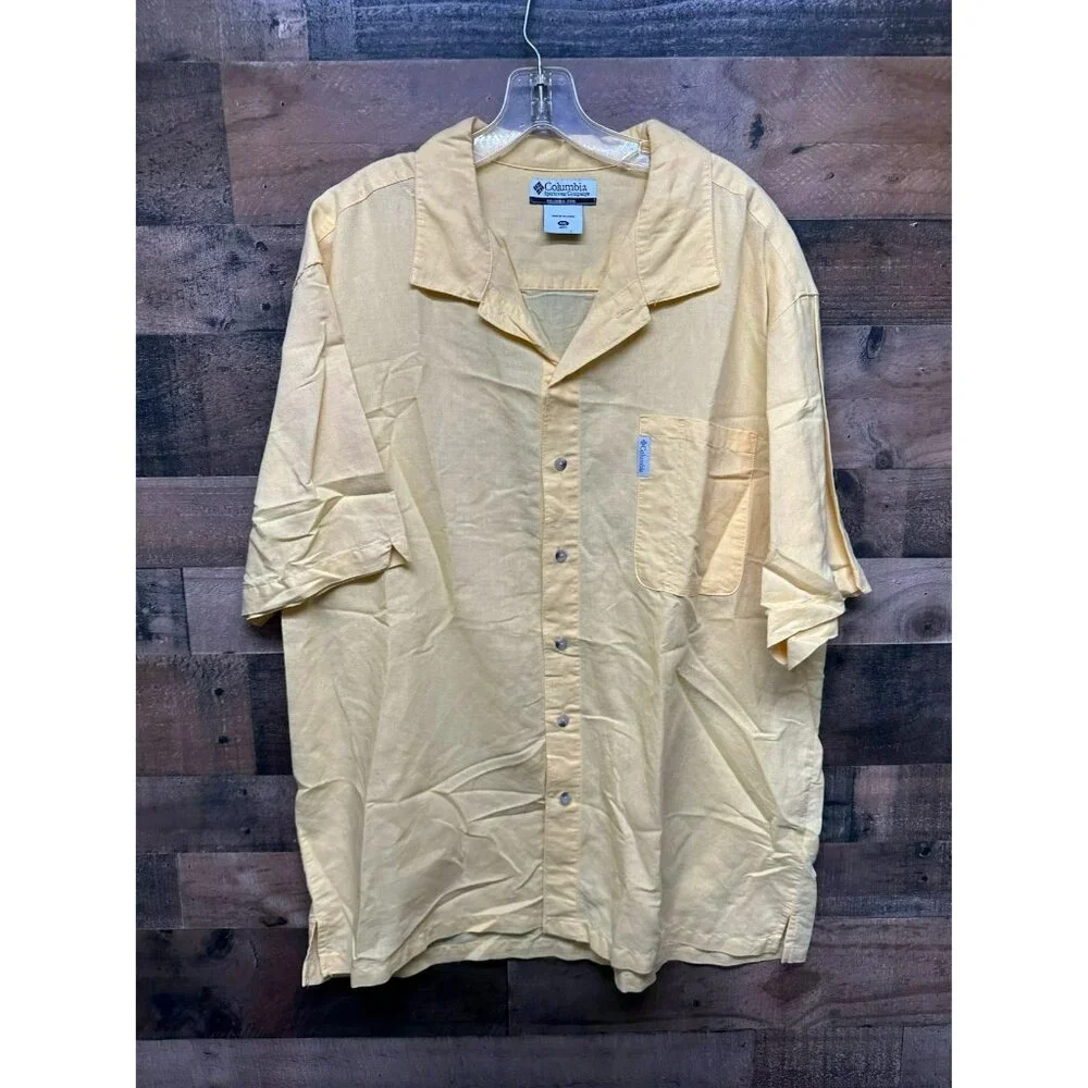 Columbia Men's‎ Short Sleeve Button Up Size XXL